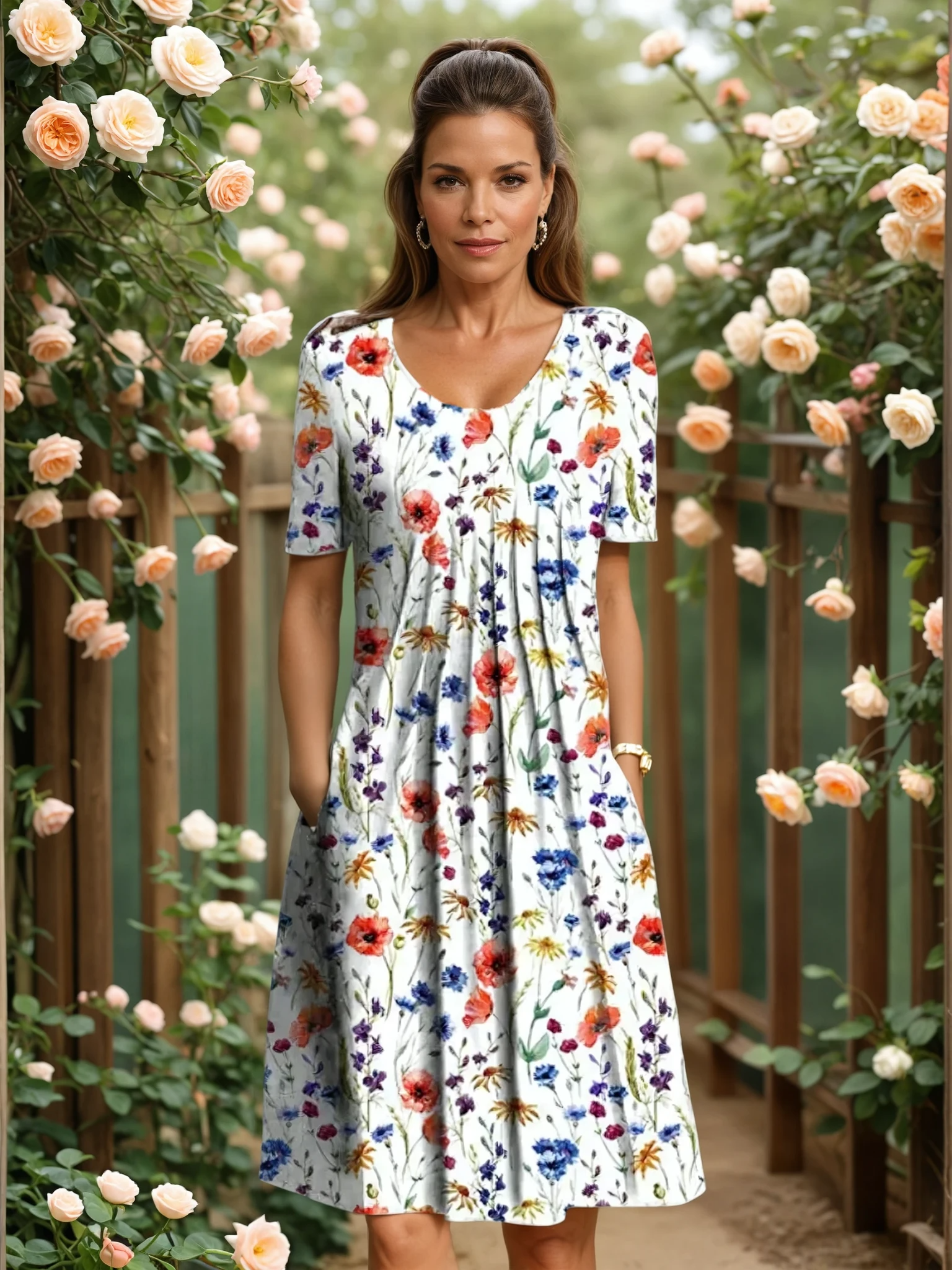 Moore | Elegant Flower Dress