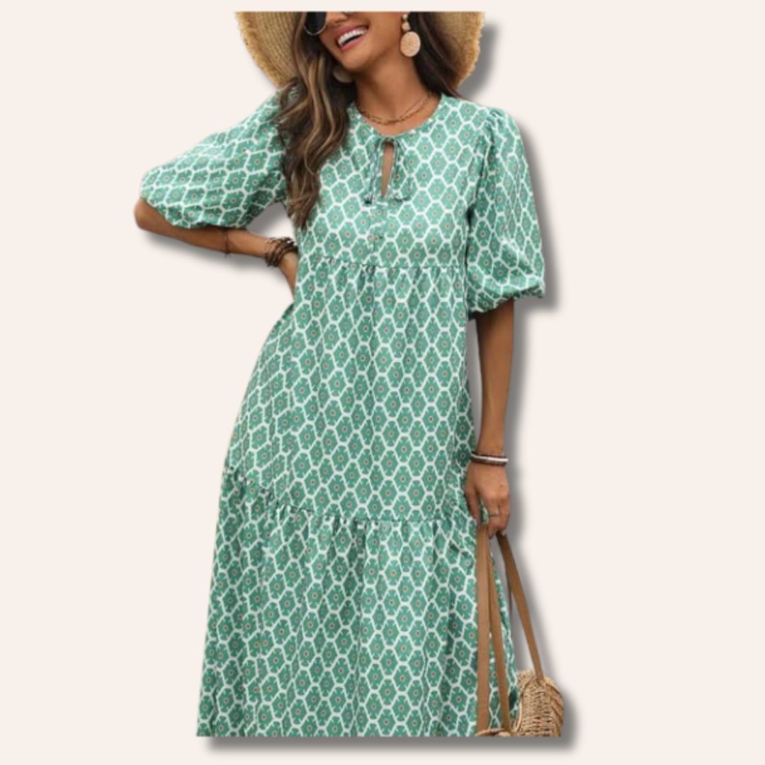 Moore | Graceful Bloom Maxi Dress