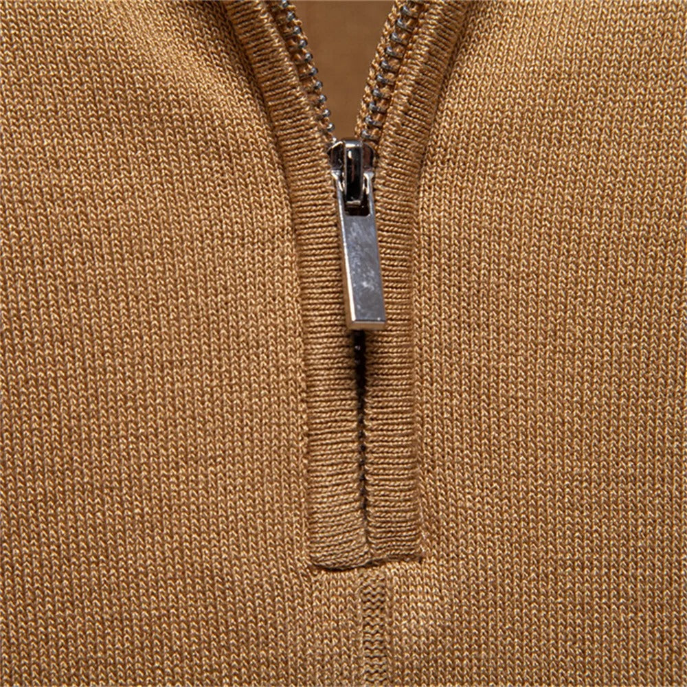 Moore | Casual Athletic Zipper Polo