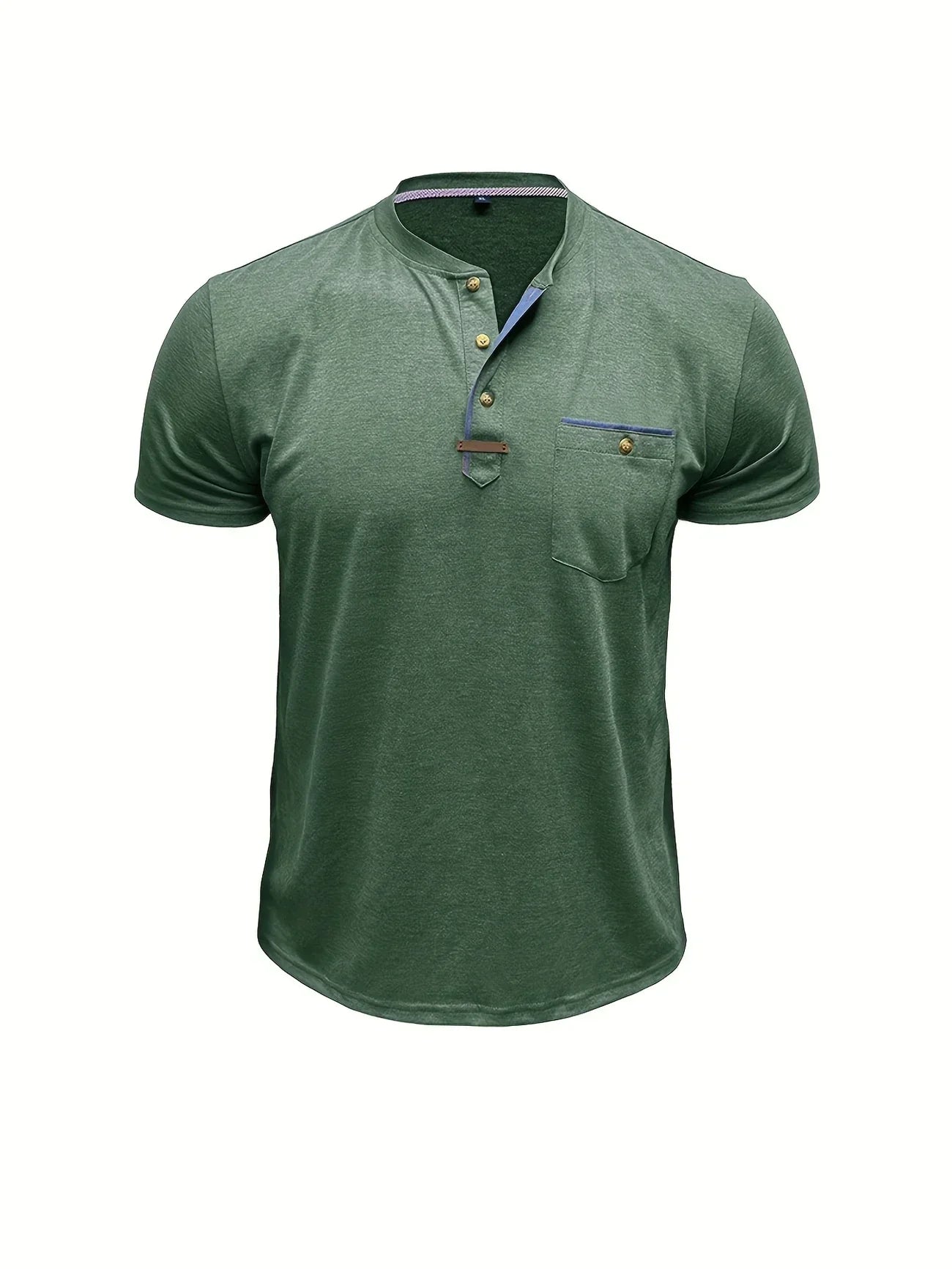 Moore | Elegant Round Neck T-shirt with Pocket