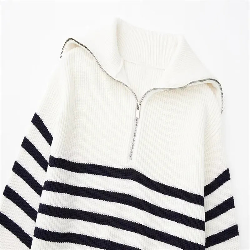 Moore | Striped Zippered Pull