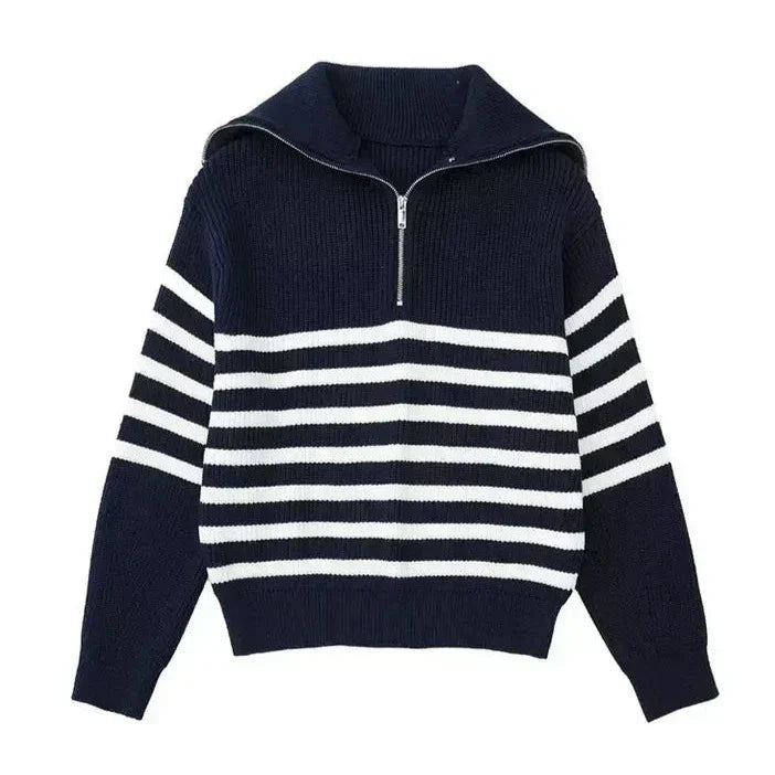 Moore | Striped Zippered Pull