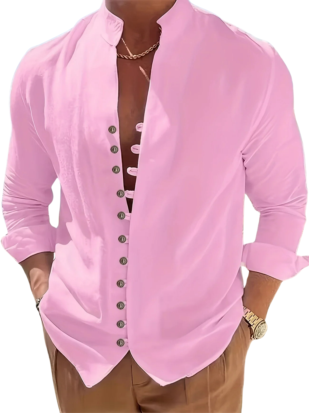 Moore | Lightweight Long Sleeve Cotton Shirt