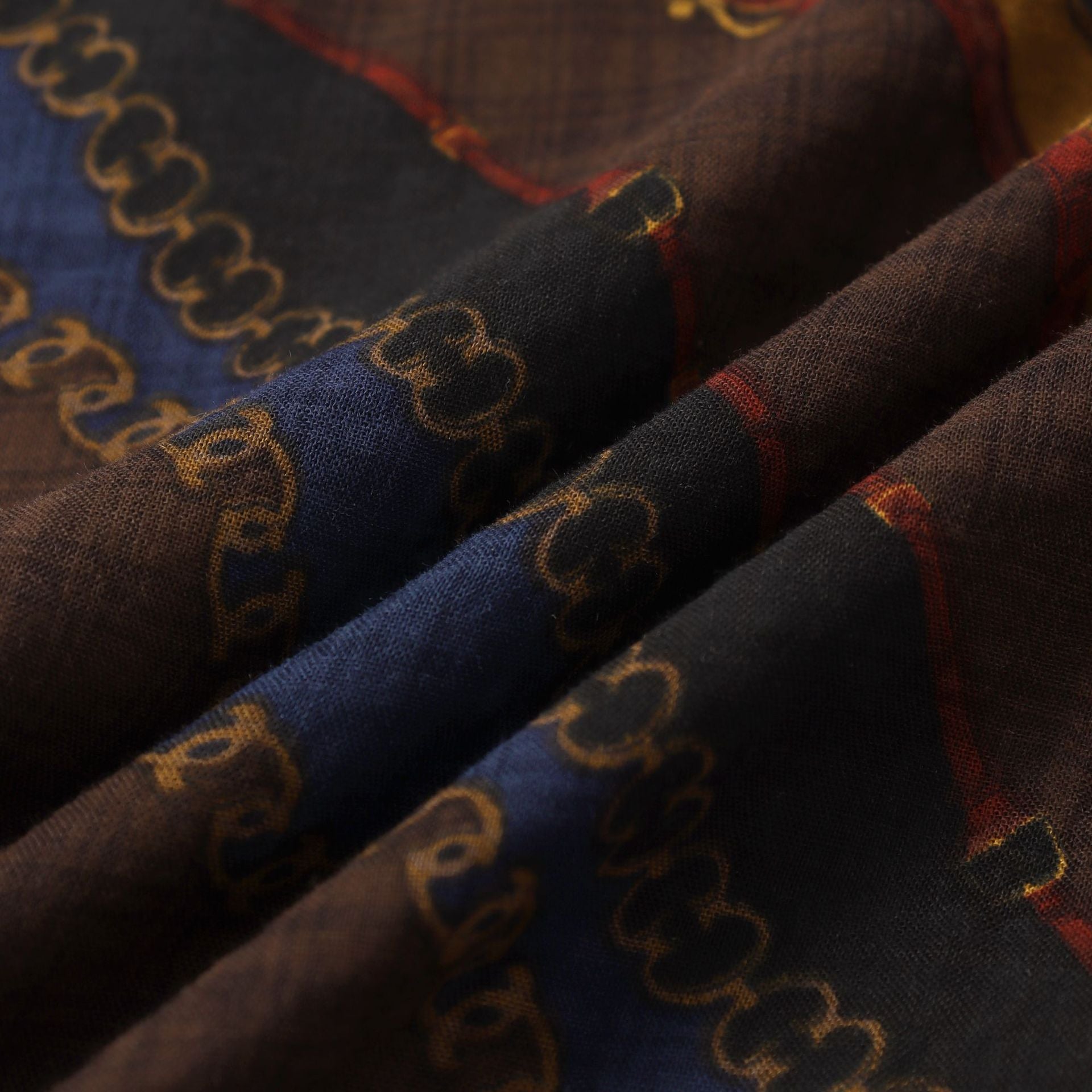 Vintage Waves Button-Up