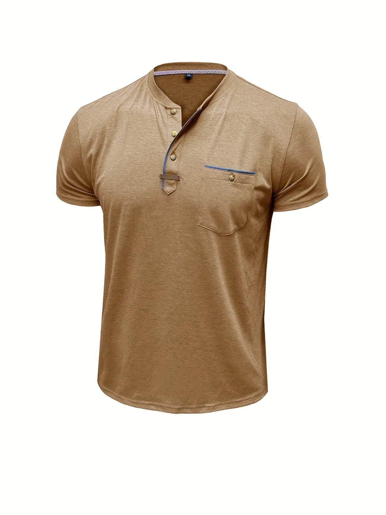 Moore | Elegant Round Neck T-shirt with Pocket
