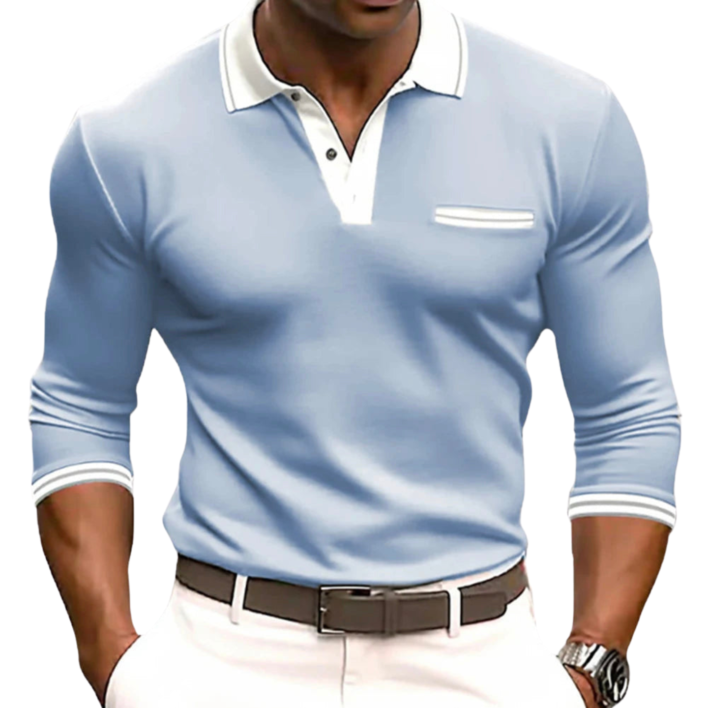 Moore | Shirt with Elegant Contrast Details