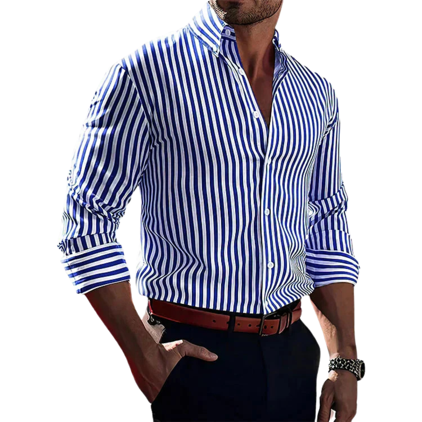 Moore | Confidence Striped Shirt