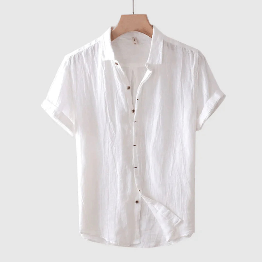 Moore | Elegant Short-Sleeve Shirt with Buttons