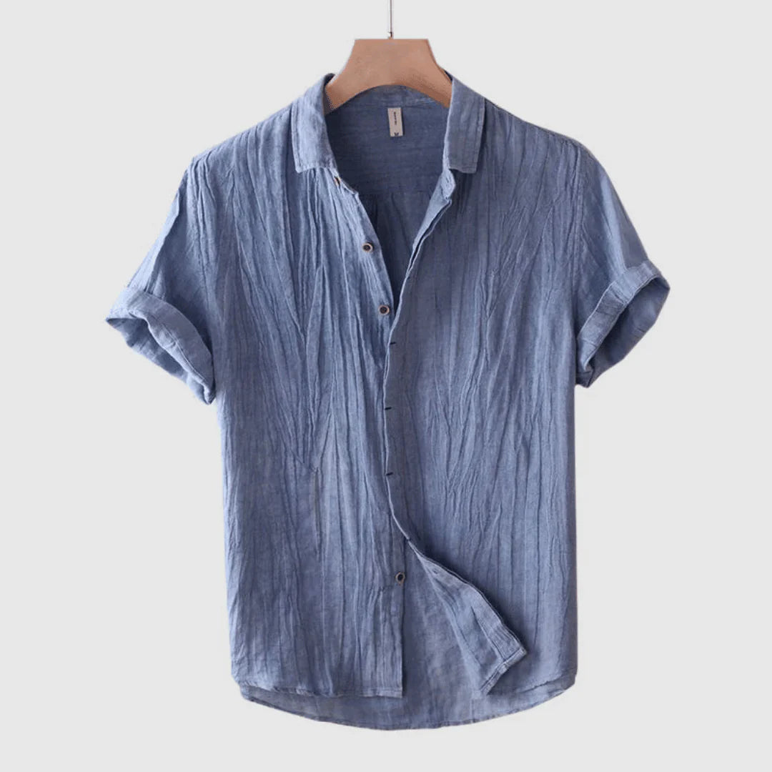 Moore | Elegant Short-Sleeve Shirt with Buttons